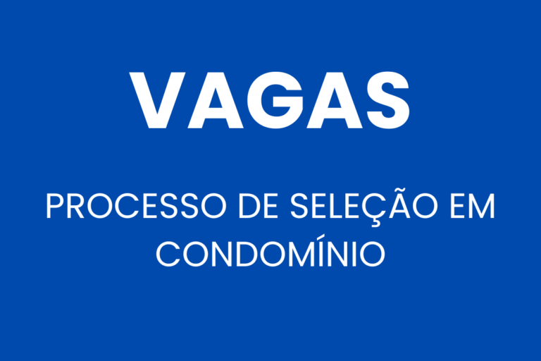 Oportunidade de Emprego em Condomínio - Vagas Disponíveis